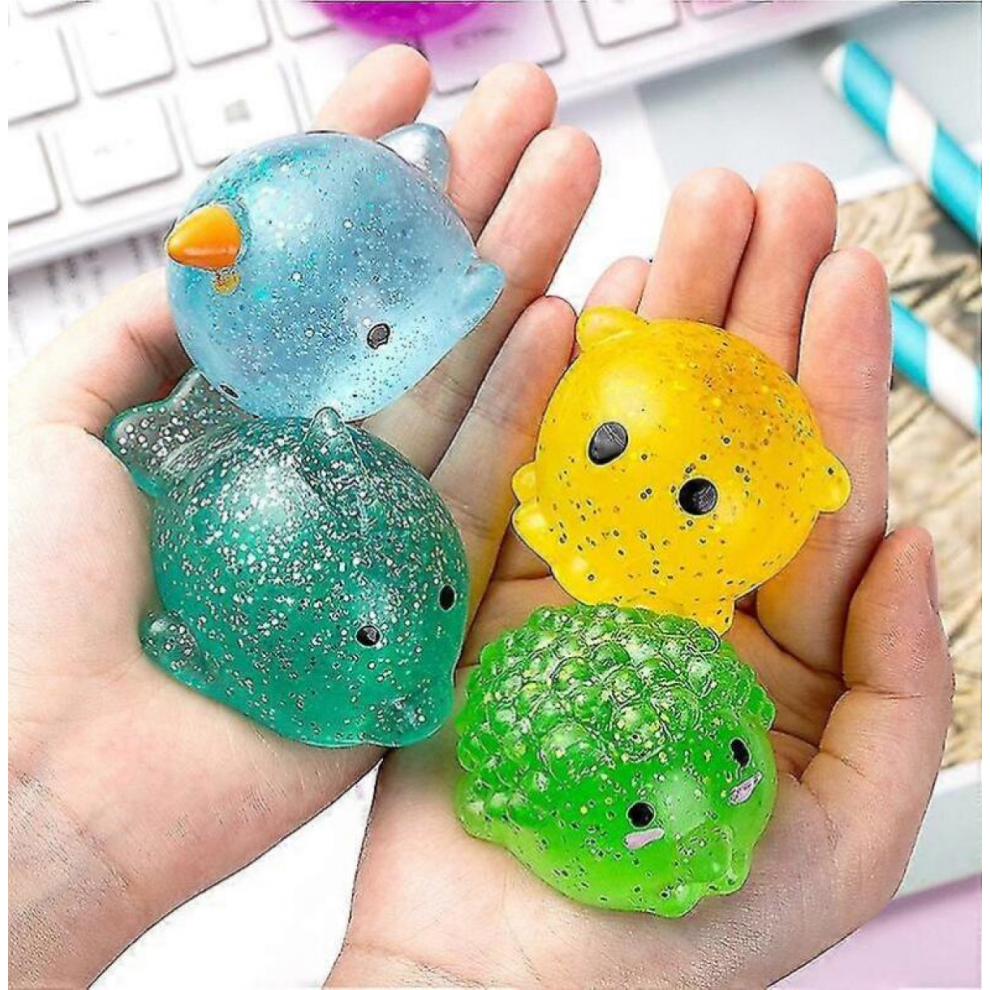 (A)Big Size Transparent Squishy Toys For Kids Mochi Squishies Kawaii Animals Stress Reliever Squeeze Toys For Child Birthday Gifts 9361221713553