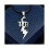 Collier en acier inoxydable avec initiale musicale, pendentif étoile et breloque éclair, finition argentée. 4