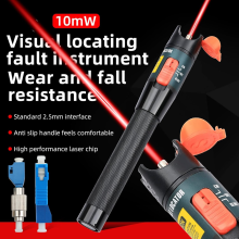 Localisateur visuel de défauts, stylo lumineux rouge de 10 mW pour la détection de défauts et testeur de fibre optique, outil de mesure