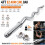 1" Chrome EZ Curl Bar with Spinlock Collars UK 1