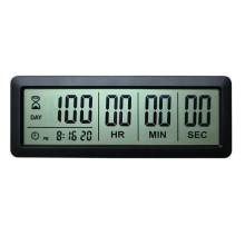 999-Tage-Countdown-Uhr für die Küche im Labor der Abschlussklasse (Schwarz)