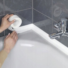 Selbstklebendes Dichtungsband für Küche und Bad, 3,8 cm breit, 3,2 m lang, weißes, wasserdichtes Dichtungsband