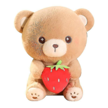 Aardbeienbeer Pluche Speelgoed Creatieve Teddybeer Kinderpop Verjaardagscadeau