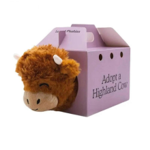 Pluche Schotse Hooglandkoe, schattig knuffeldier, pluizige koe, verjaardagscadeau