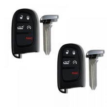 Vervangende slimme sleutelbehuizing M3N-40821302, geschikt voor Chrysler 300 en Dodge Challenger.