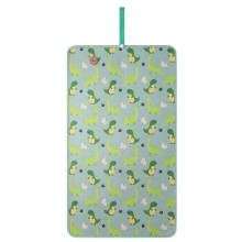 Swimbubs Baby Swim Changing Mat – Non-Slip Neoprene Roll-Up Mat for Babies and Toddlers, Keeps Baby Warm and Dry After Swimming (Green Dinosaur)