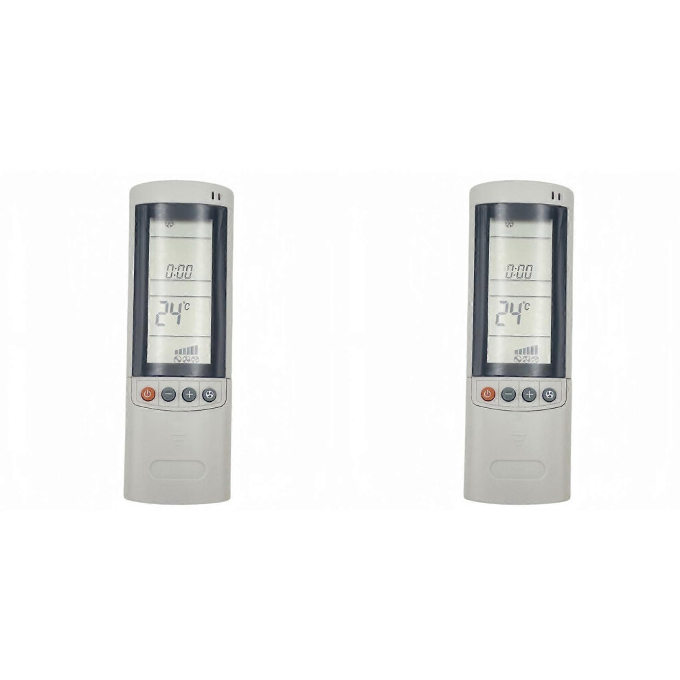 2X Air Conditioner Rc-7 Remote Control Remote Control Replace For Electra, Airwell, Emailair, Elco Air Conditioning 8447503083208