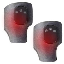 Emsense Voetmassageapparaat 2025, drievoudige therapie voor pijnverlichting, draadloos en oplaadbaar met 5 warmtestanden, 2-pack