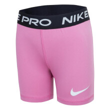 (6-7 Years, Flamingo Pink) Nike Girls Pro Athletic Compression Shorts