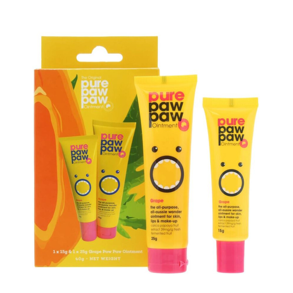 Pure Paw Paw Ointment 2 Piece Pack - Grape