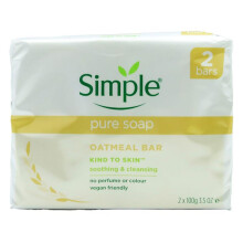 Simple Kind to Skin Oatmeal Soap Bar (2-Pack)