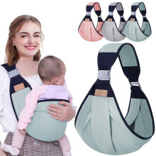 HINATAA Breathable Baby Sling, Adjustable Baby Carrier, Baby Carrier