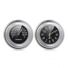 stk. universel 25 mm vandtæt motorcykel cykelstyrmonteringsur termometer