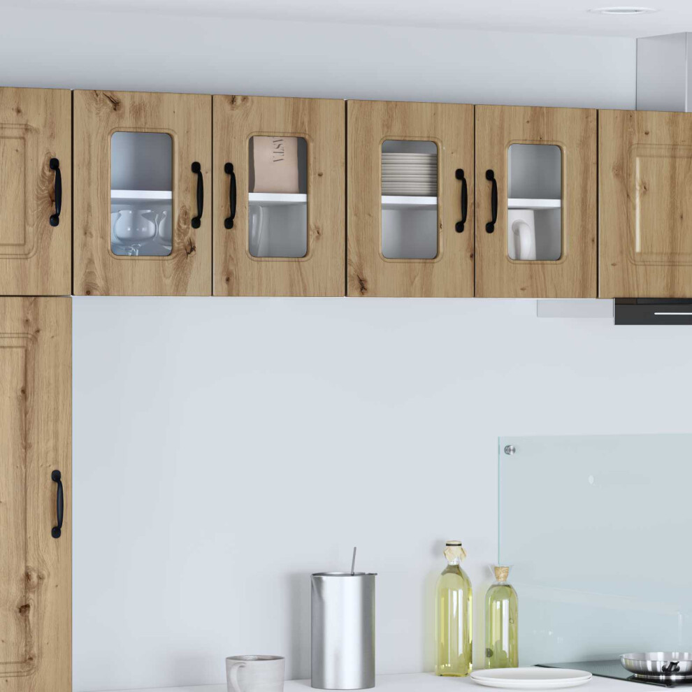 Vidaxl Dishwasher Panel Kalmar 2 Pcs Artisan Oak 60 X 31 X 40 Cm