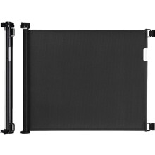 NTL GLOBAL Dual Lock Retractable Stair Gate for Babies and Pets 150cm x 86cm (59in x 34in) Stair Gates for Dogs with Drilling Options Stair Gates for