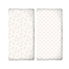 Official Gruffalo Cot Bed Sheets 140 x 70 cm Fitted Super Soft and Breathable Cot Bed Sheets Cozy Baby Cot Sheets 2 Pack Cream Gruffalo Pattern