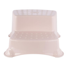 Keeeper Two-Step Step Stool For Children Aged 3 To 14, Anti-Slip Function, 40 X 37 X 21 Cm, Igor Pure, Pink (Nordic Pink)