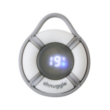 Shnuggle Bobbin Buoy Baby Bath Thermometer, Floating Digital Thermometer with Easy Read Temperature Display and Colour Indicator for Newborn, Infant a