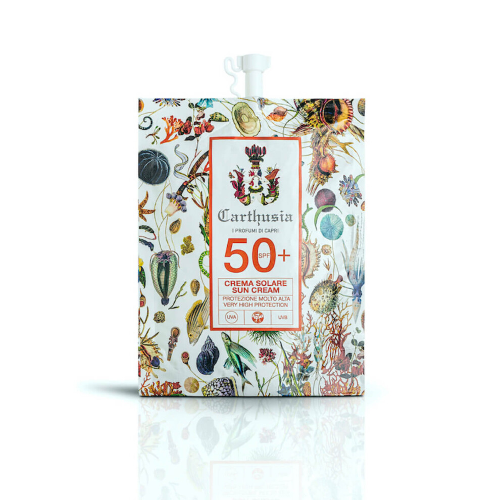 Carthusia A'mmare Sun Cream Spf50+ Moisturising Scented 100 Ml