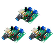 3X -Leistungsverstärkerplatine 5W + 5 W Hifi-Zweikanal-Pm cm2038 5 V USB-Versorgungsleistung Audioverstärker