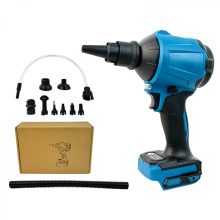 Soplador/inflador/aspirador inalámbrico de 40000 RPM con mango antideslizante, compatible con baterías Makita de 18 V.