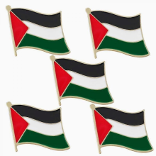 (5 kpl) 2-10 kpl Palestiinan palestiinalaislippu rintanappi - Ilmainen Palestiinan kansallisemali Boris