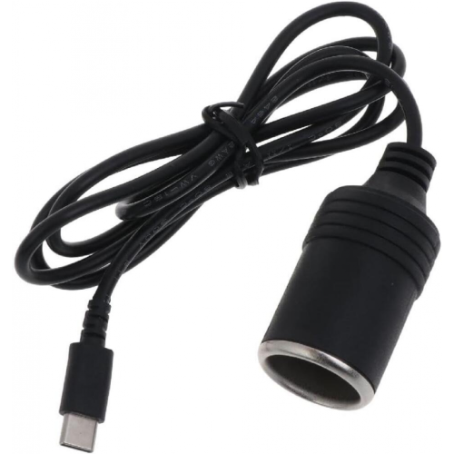 Συμβατό με υποδοχή USB C Pd Type C σε θηλυκό τροφοδοτικό για αναπτήρα αυτοκινήτο