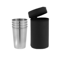 Ανθεκτικά ποτήρια κρασιού 170ml με θήκη μεταφοράς