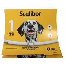 Verstelbare vlooienband voor honden, 65 cm, waterdichte anti-ongedierteband voor honden en puppy's.