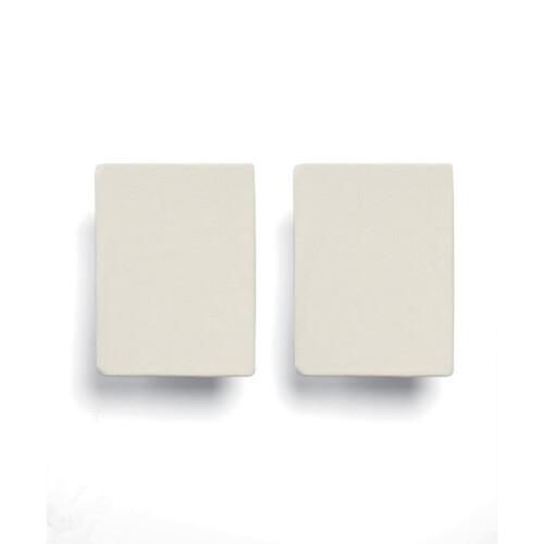 Mamas & Papas Mamas & Papas 2 Pack Cot/Bed Fitted Sheets, Cream 2