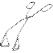 Professzionális grillfogó rozsdamentes acélból, 30 cm-es XL extra hosszú grillezőeszköz, konyhai fogó, grillezőfogó kolb