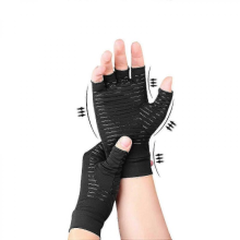Guanti compressivi per artrite (S) - Sollievo con infusione di rame per reumatismi, osteoartrite, sindrome del tunnel carpale, dolore a