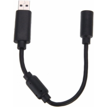USB-forlengelseskabel med bryterkabel, adapter, kompatibel med kablet Xbox 360-gamepad-kontroller