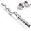 1" Chrome EZ Curl Bar with Spinlock Collars UK 4