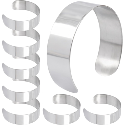 stk. håndleddskorsasjemansjetter, armbåndsblanke for smykkelaging DIY