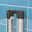 (700x1850mm) Bifold Shower Door Enclosure Screen 5