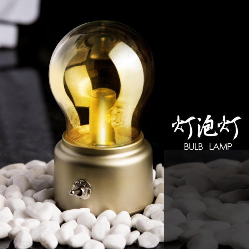 Λάμπα επαναφορτιζόμενη Vintage LED USB φόρτισης γραφείου για υπνοδωμάτιο 2