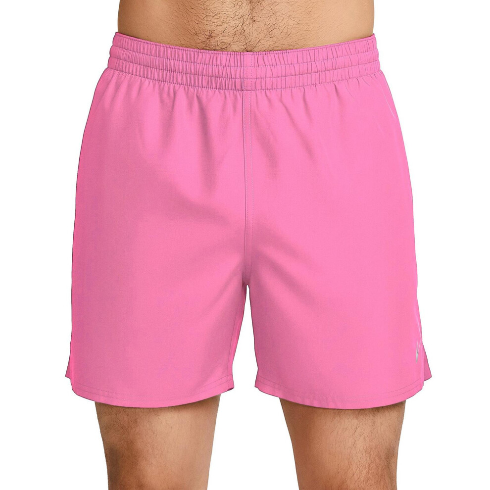 Nike (Xl, Pink Glow) Mens Embroidered Logo Regular Swim Shorts