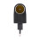 Τροφοδοτικό 90-240V AC σε 12V DC 500mA — Μετατροπέας αναπτήρα τσιγάρου EU Plug, μαύρο 3