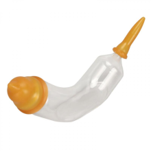 Biberon cu lapte pentru animale de companie, sticlă, 10 ml, arc reglabil, lungime 14 cm