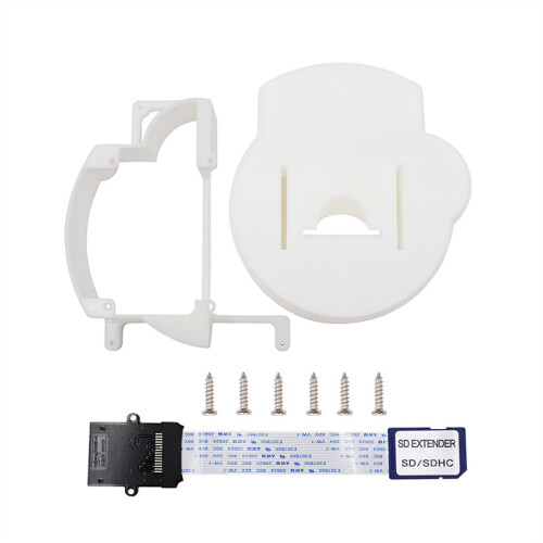 (White) Installation Kit with SD Extension Cable for Nintendo Console GC Loader Mod