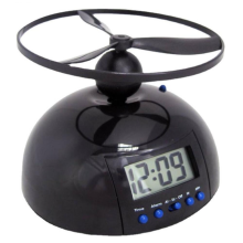 Noutate ceas deșteptător digital LED Gadget fugi zbor/rulare elicopter Chopper elice ceas cadou creativ