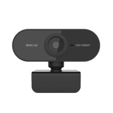 Full HD 1080P webcam met ruisonderdrukkende microfoon, plug-and-play USB-webcam voor online vergaderingen, videoconferenties en gaming, met
