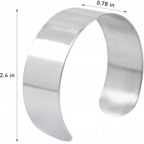 stk. håndleddskorsasjemansjetter, armbåndsblanke for smykkelaging DIY 1