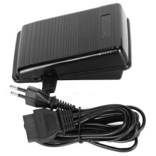 Pedal para máquina de costura com ficha UE 220-240 V, corrente 2,5 A, plástico preto, compatível com vários modelos domé