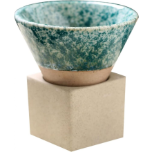 Keramické šálky na kávu, hrnčeky na čaj z hrubej keramiky, japonské latte, kvetinové porcelánové šálky na kávu so základňou do kuchynsk