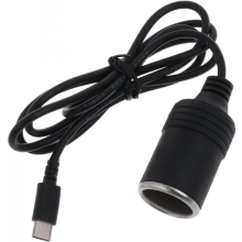 Kompatibilný s napájacím zdrojom USB C Pd typu C na 12V autozapaľovač