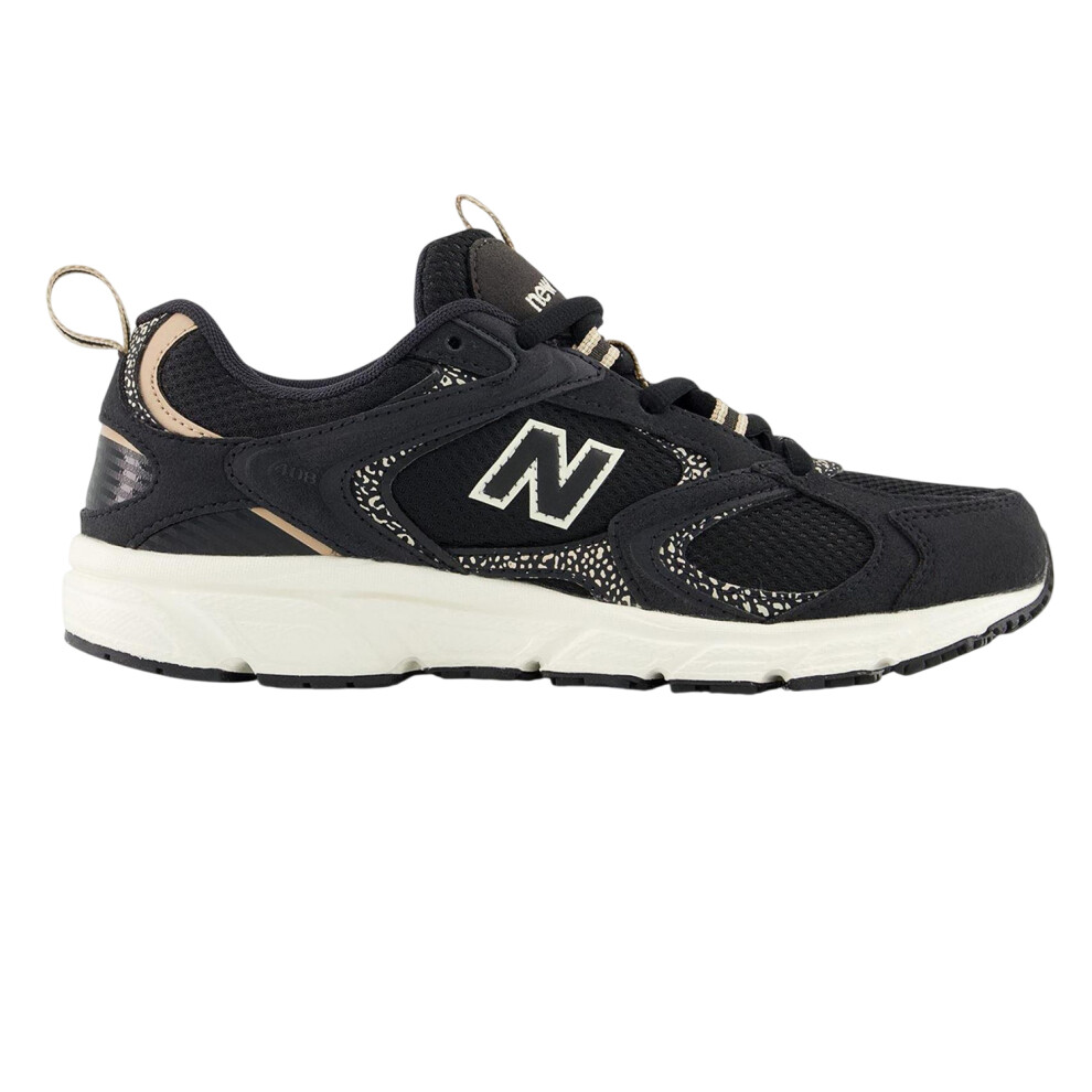 New Balance (5 Uk, Black) Womens/Ladies 408 V1 Trainers
