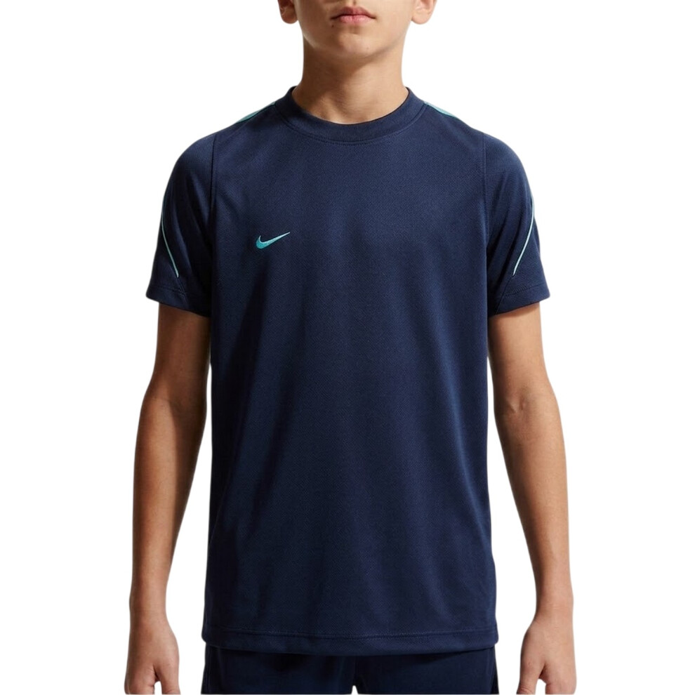 Nike (11-12 Years, Midnight Navy) Childrens/Kids Strike Dri-Fit Football T-Shirt