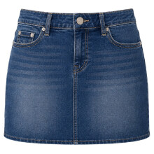 (28R, Dark Blue) True Religion Womens/Ladies Sadie Plain Denim Mini Skirt